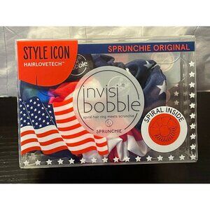 Invisibobble Sprunchie hair tie scrunchie elastics Americana multipack 2 piece